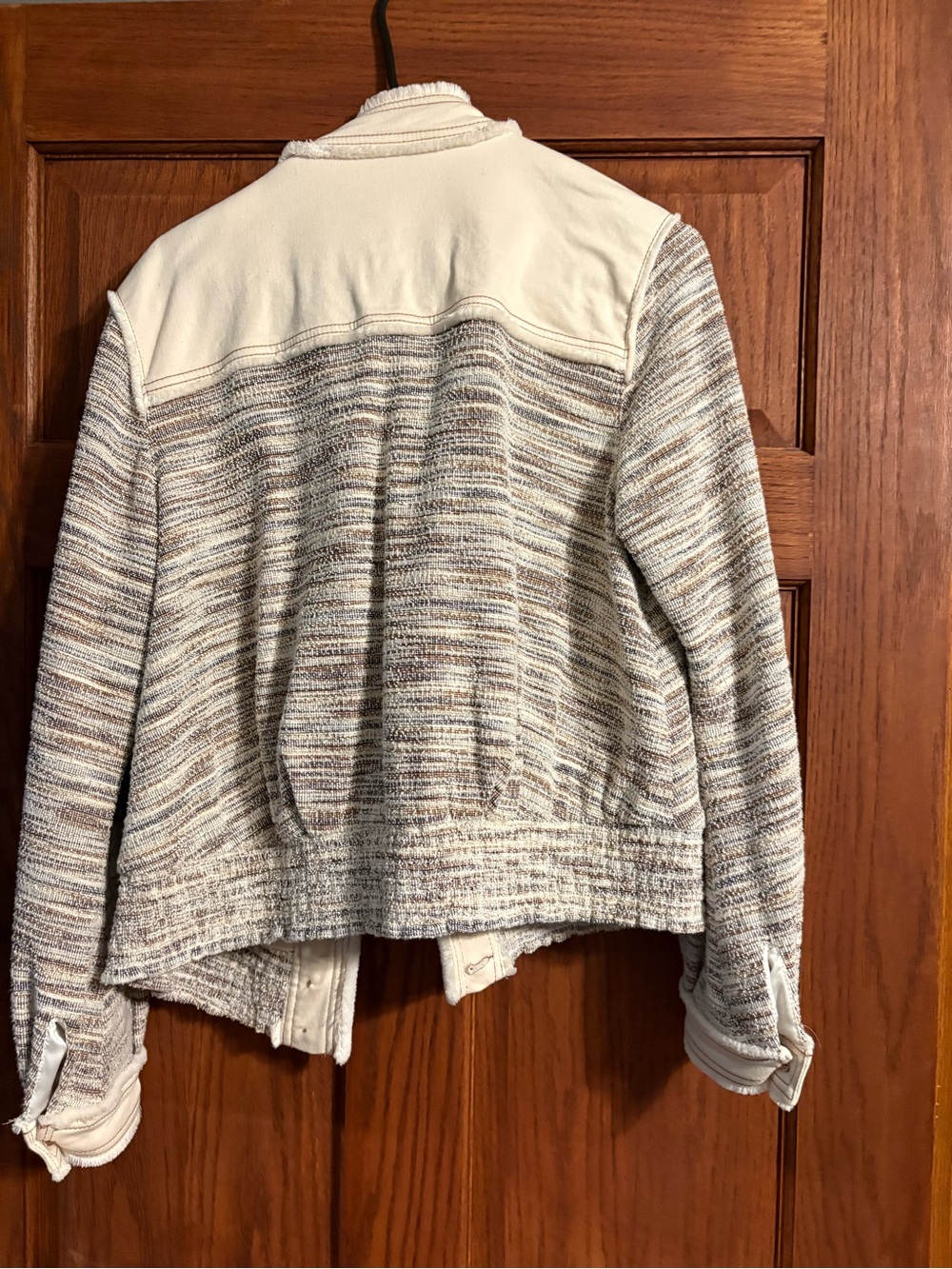Liverpool Cream & Multicolor Tweed Jacket - Picture 2 of 4
